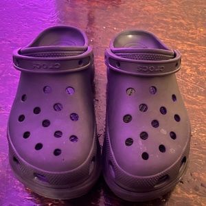 Platform crocs authentic size 10